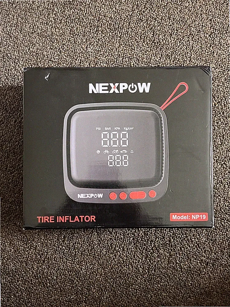 NEXPOW Tire Inflator Portable Air Compressor, 150 PSI Cordless Air Pump, New